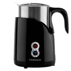 Tomado TMF1501B - Melkopschuimer - Afneembare kan - Voor opschuimen en verwarmen - Zwart/RVS Tomado TMF1501B - Melkopschuimer - Afneembare kan - Voor opschuimen en verwarmen - Zwart/RVS
