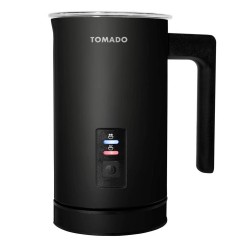 Tomado TMF1201B - Elektrische Melkopschuimer - Warm en koud opschuimen - Verwarmen - Cappuccino maken - Matzwart